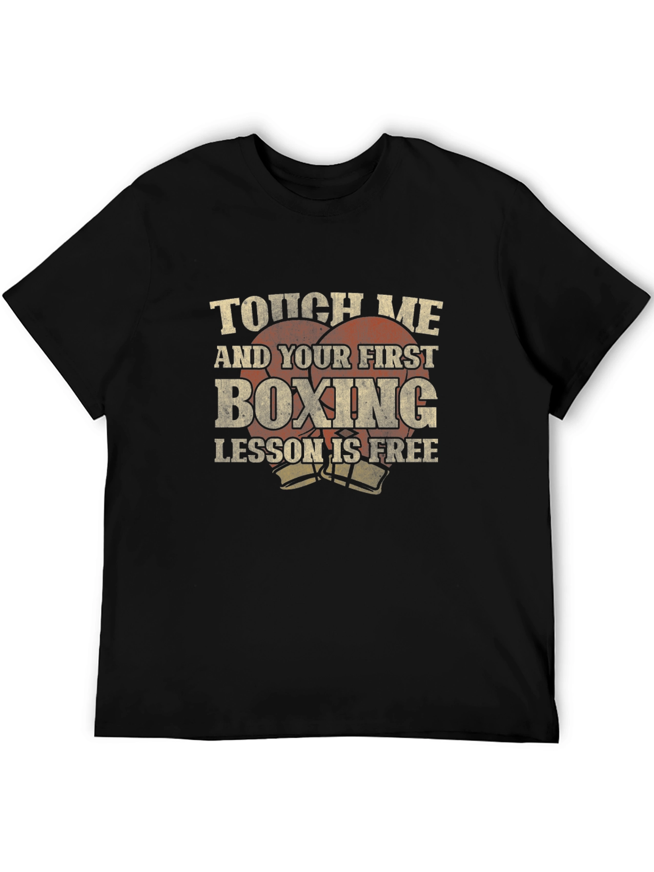 Black Boxing Lesson T-Shirt view 5
