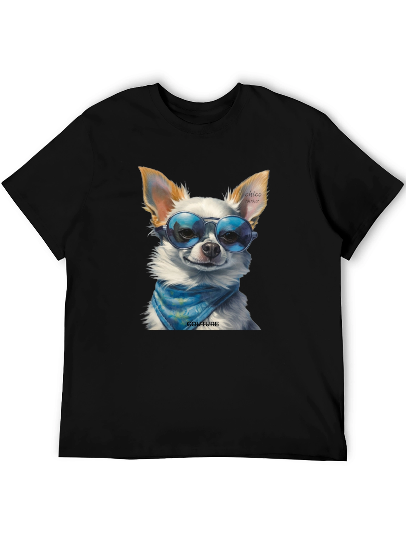 Black Cool Dog Couture Black T-Shirt view 5