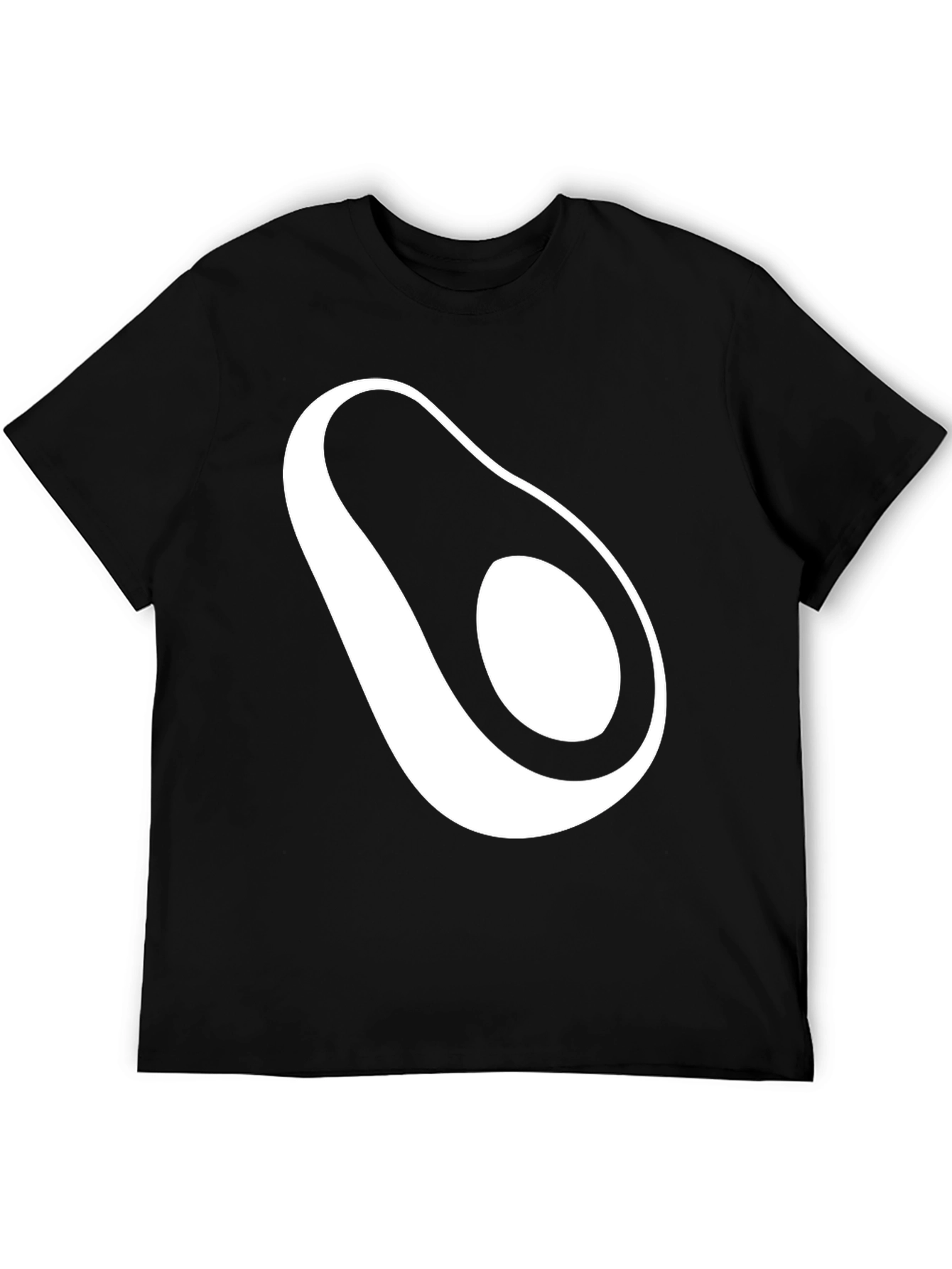 Black Avocado Graphic Tee - Stylish Black T-Shirt view 5
