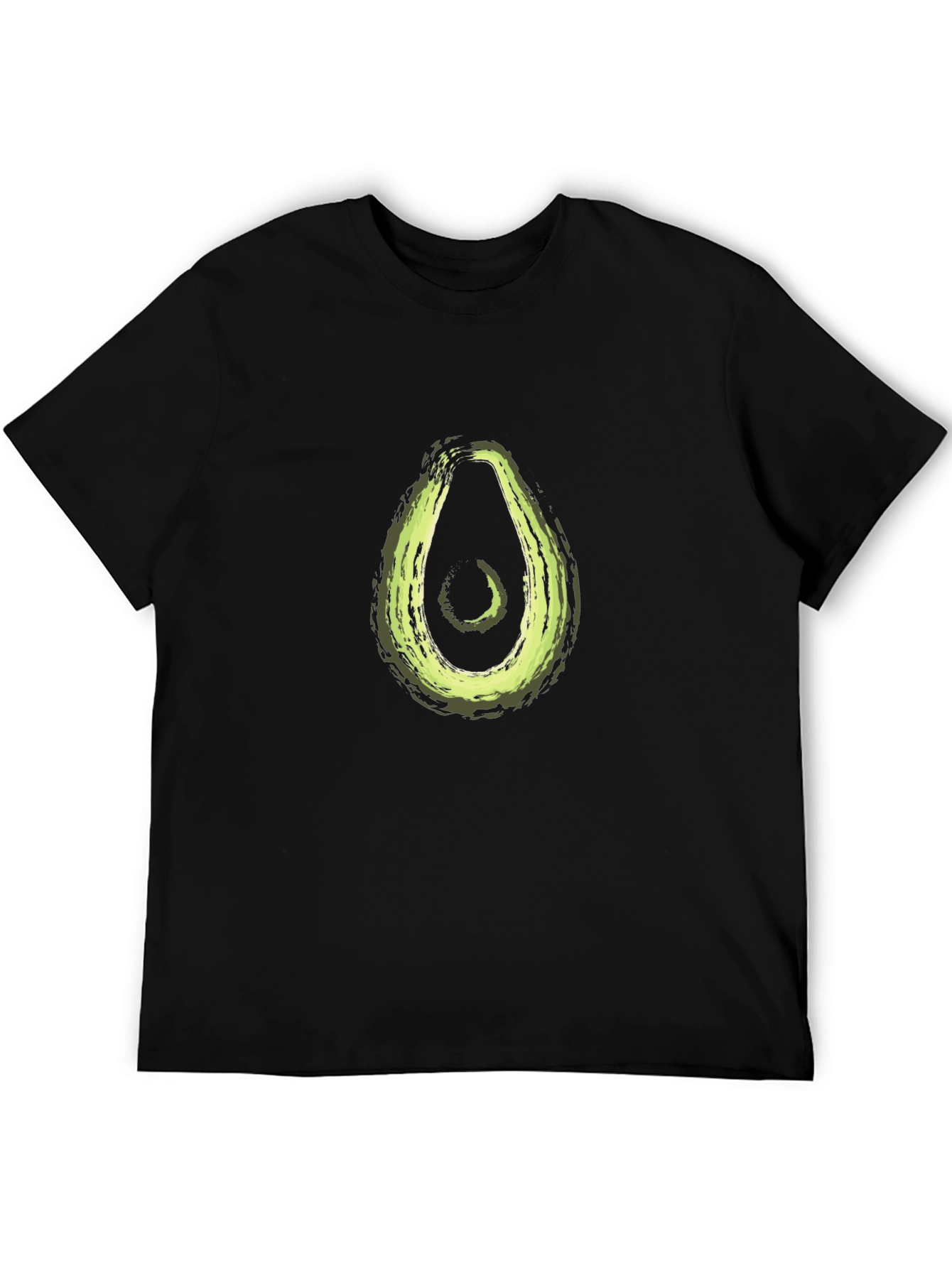 Black Avocado Graphic Print Black T-Shirt view 5