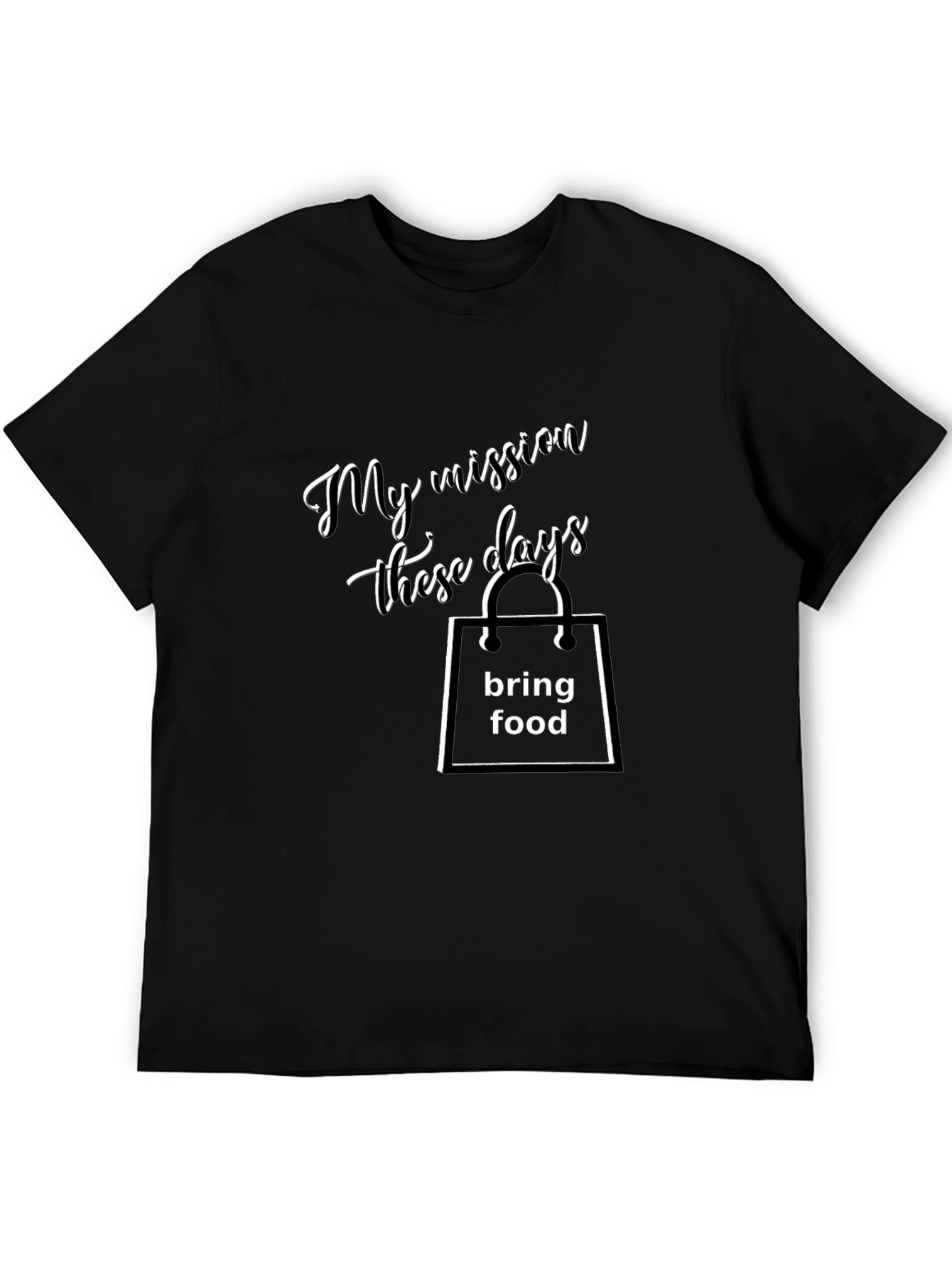 Black My Mission These Days T-Shirt view 5