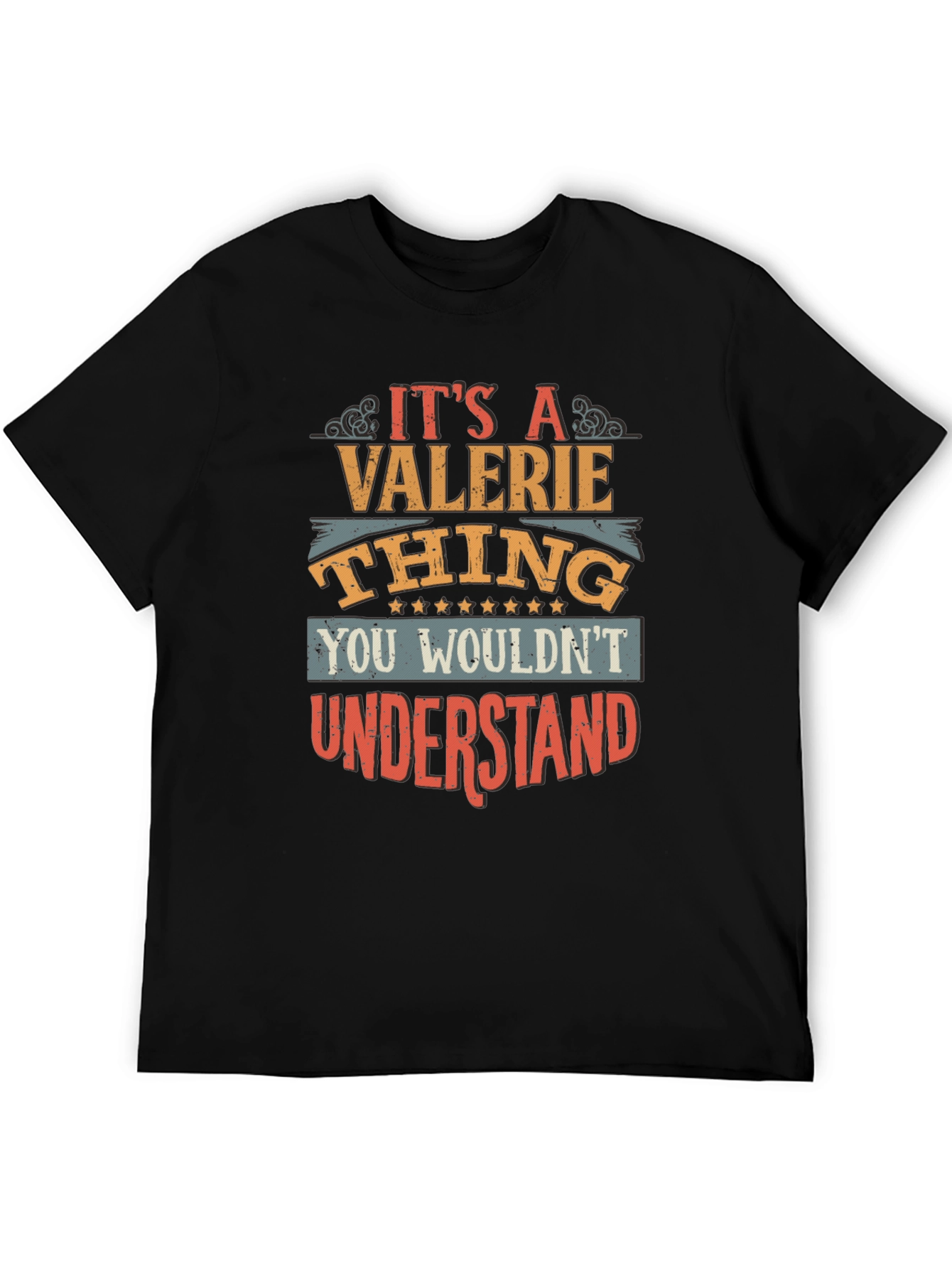 Black Valerie Thing T-Shirt - You Wouldn't Understand view 5