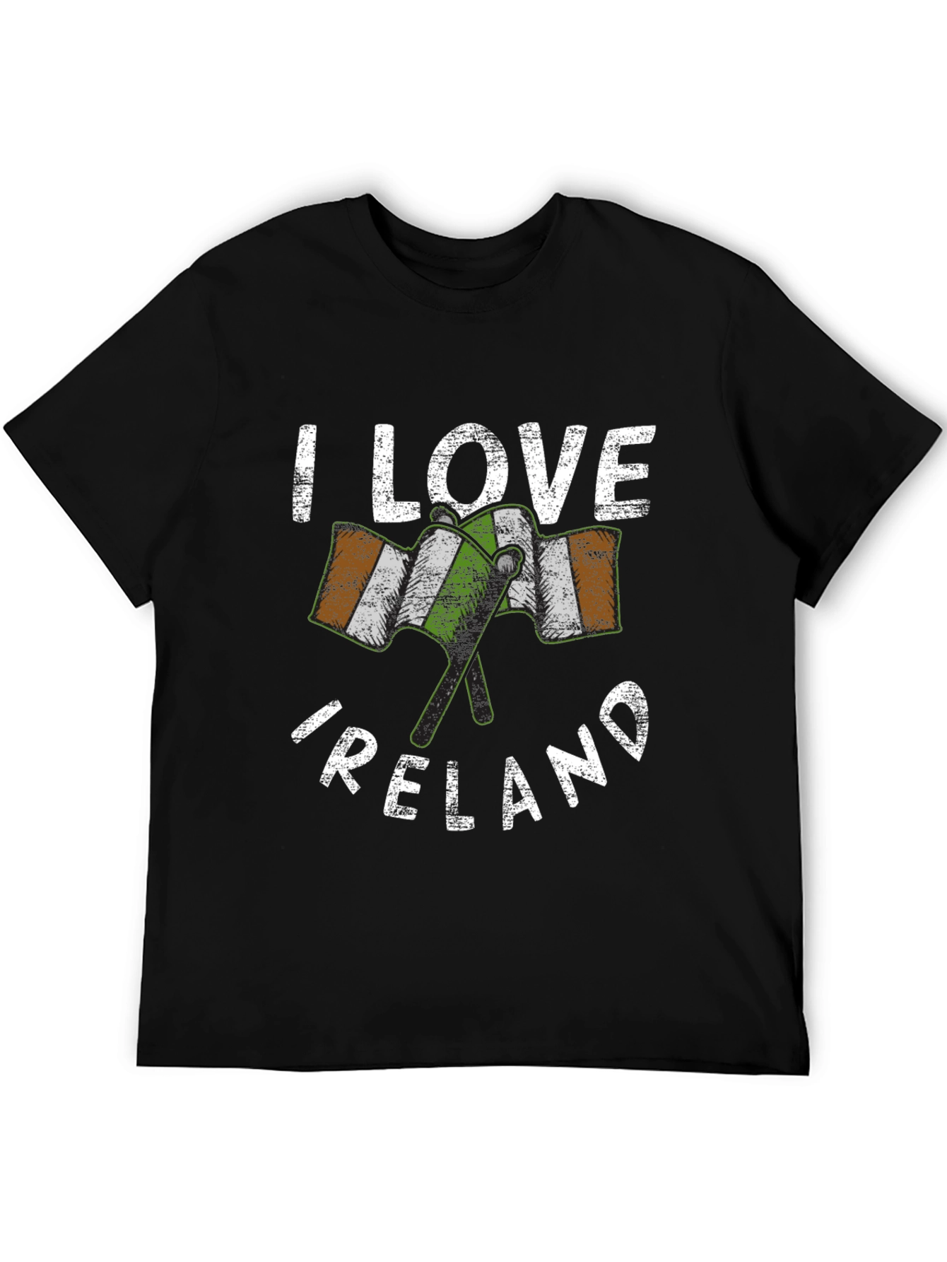I Love Ireland T-Shirt - Irish Flag Graphic Tee - 5