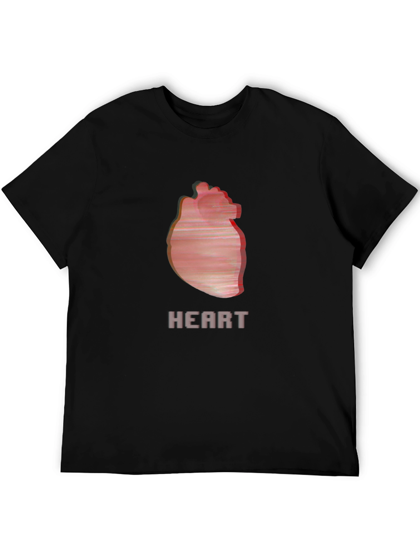 Black Heart Graphic Black T-Shirt view 5