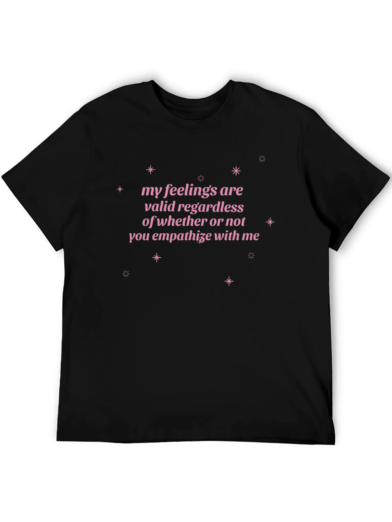 Black Feelings Valid Black Graphic Tee view 5