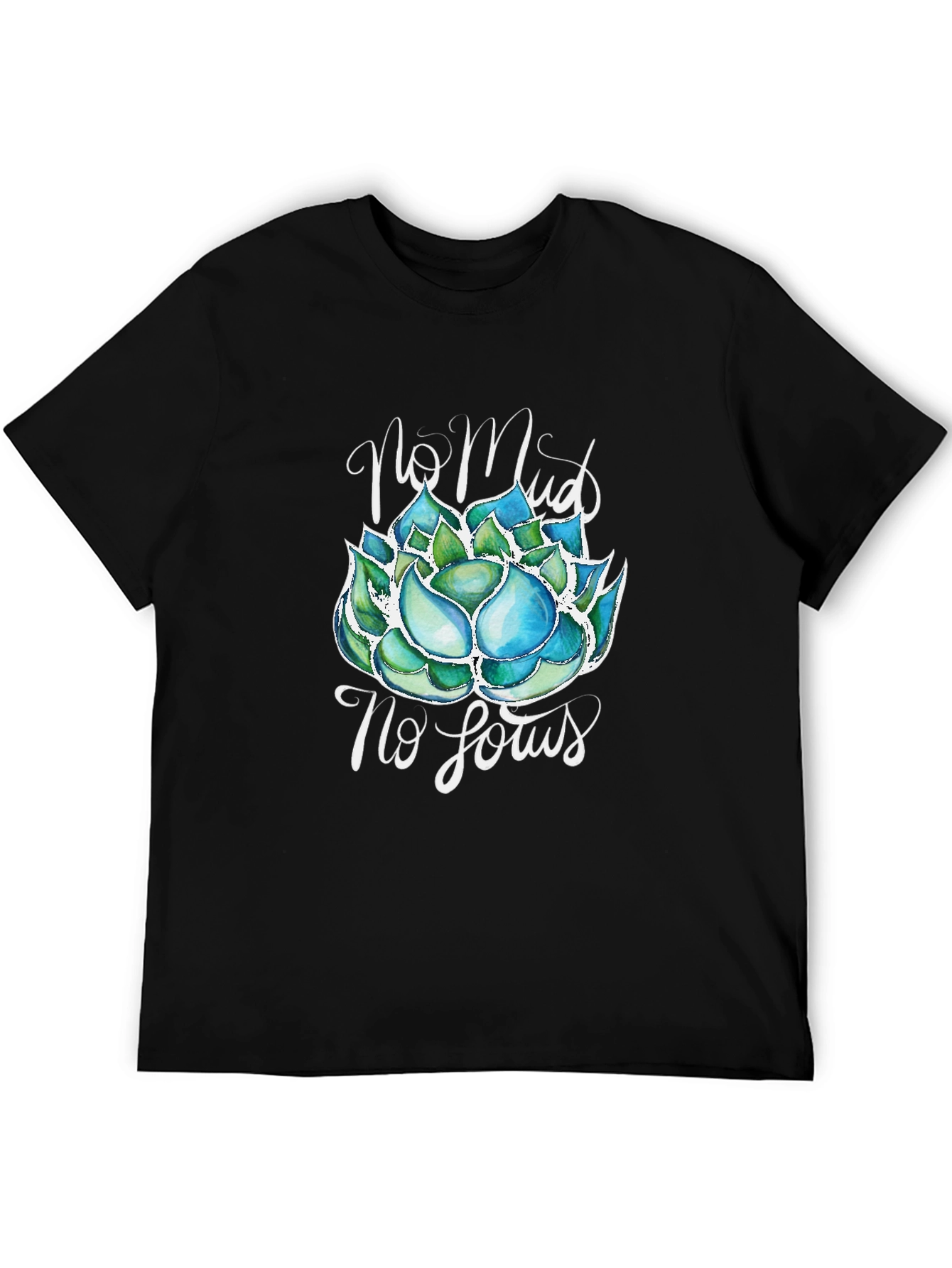 No Mud, No Lotus T-Shirt - Zen Garden Tee - 5