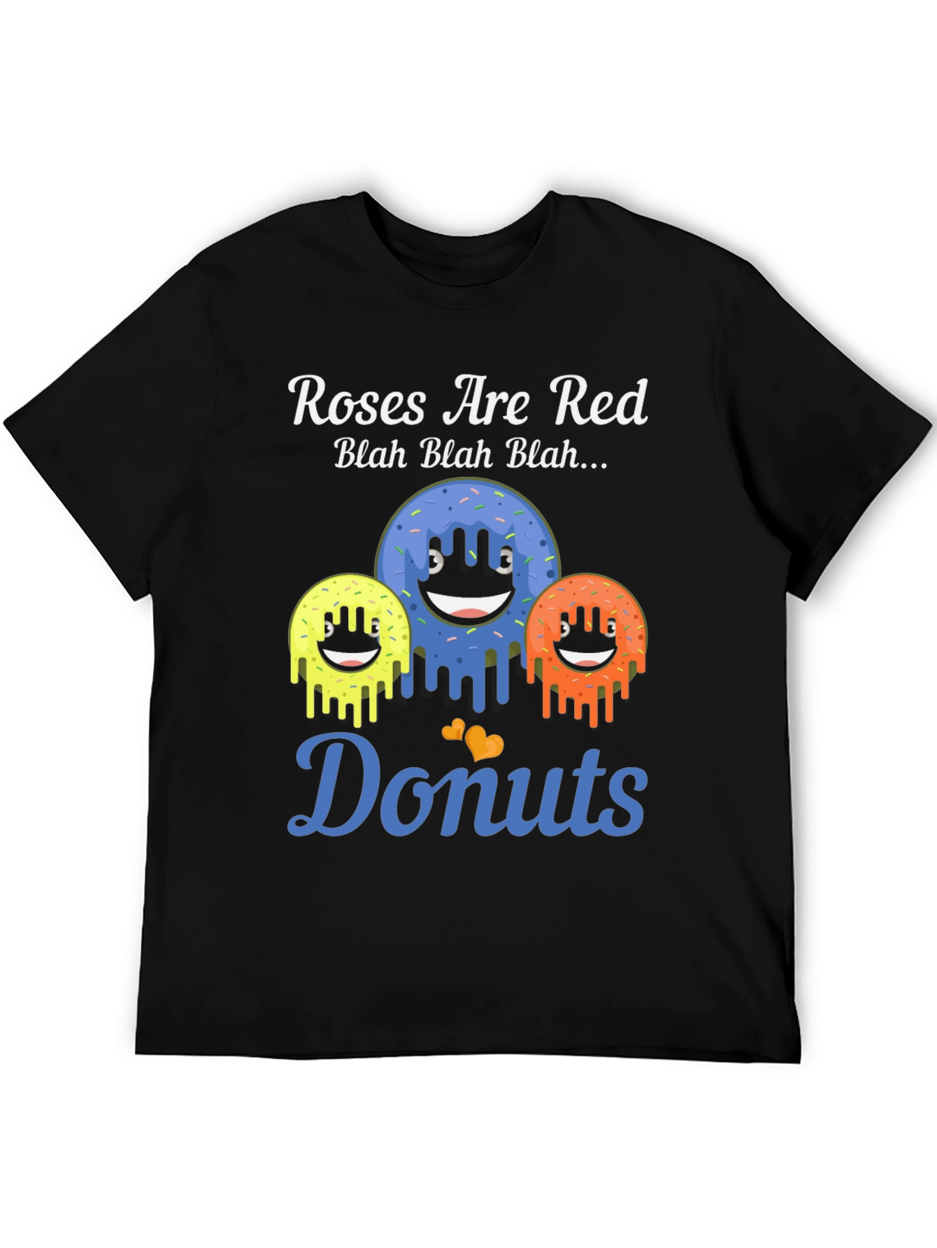 Black Roses are Red Donuts Graphic T-Shirt view 5