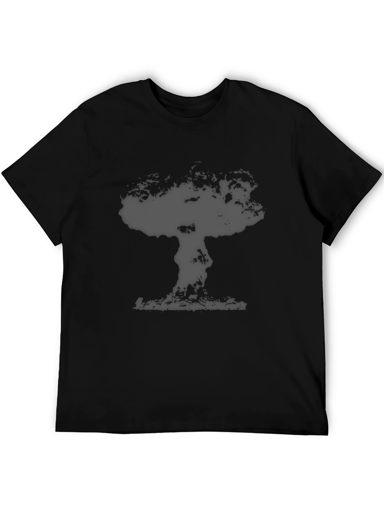 Black Mushroom Cloud Graphic Tee - Black view 5