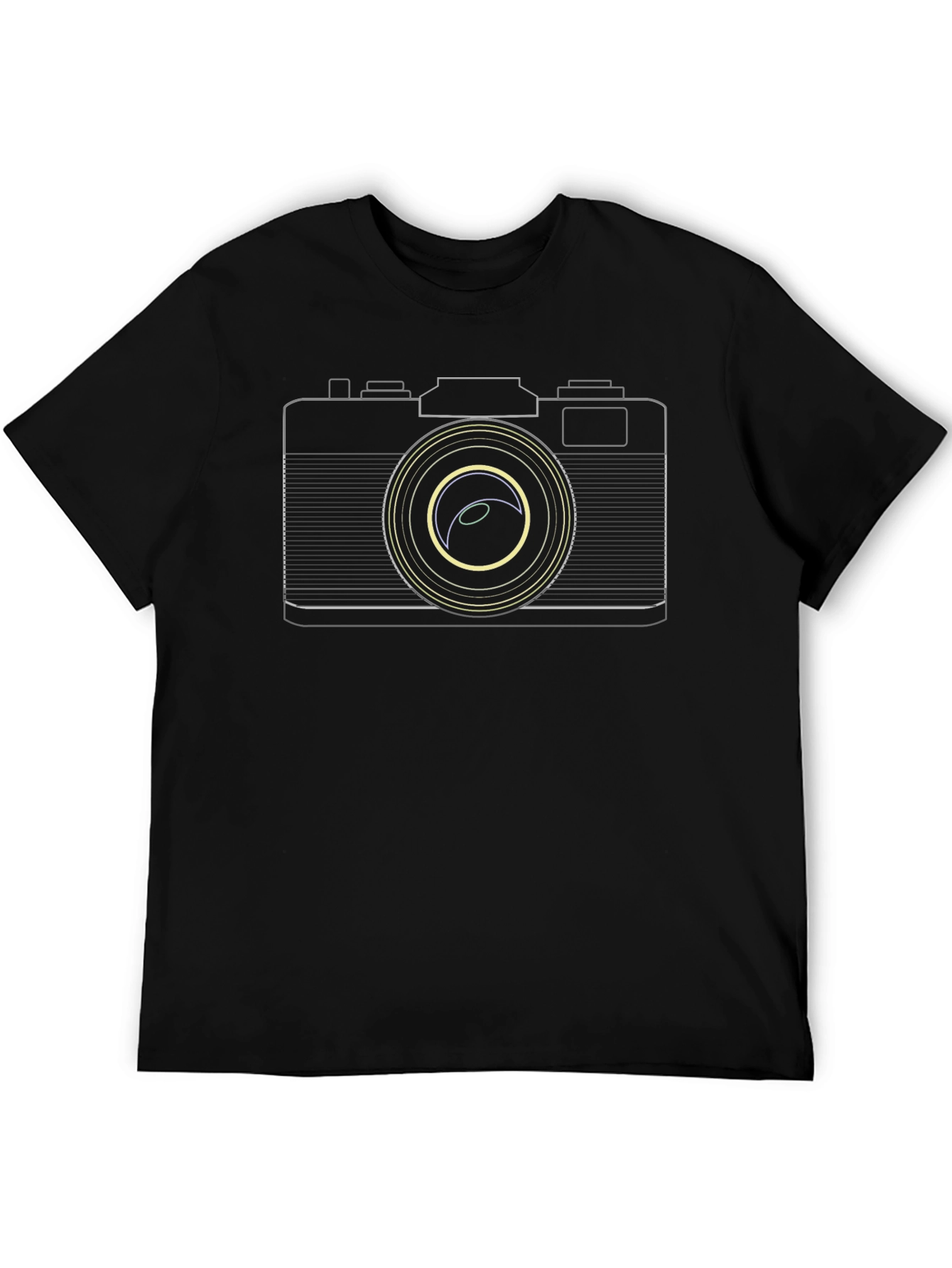 Black Camera Graphic T-Shirt - Classic Photography Tee view 5