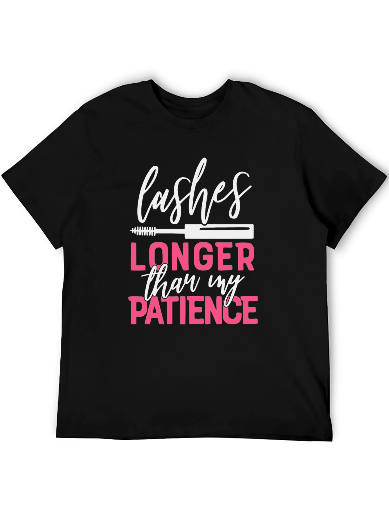 Lashes Longer Than My Patience Graphic Tee - 5