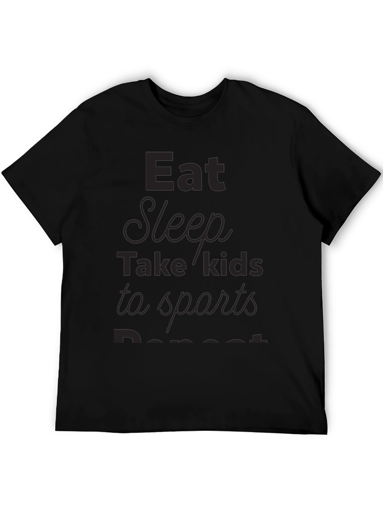 Eat Sleep Take Kids to Sports Repeat T-Shirt - 5