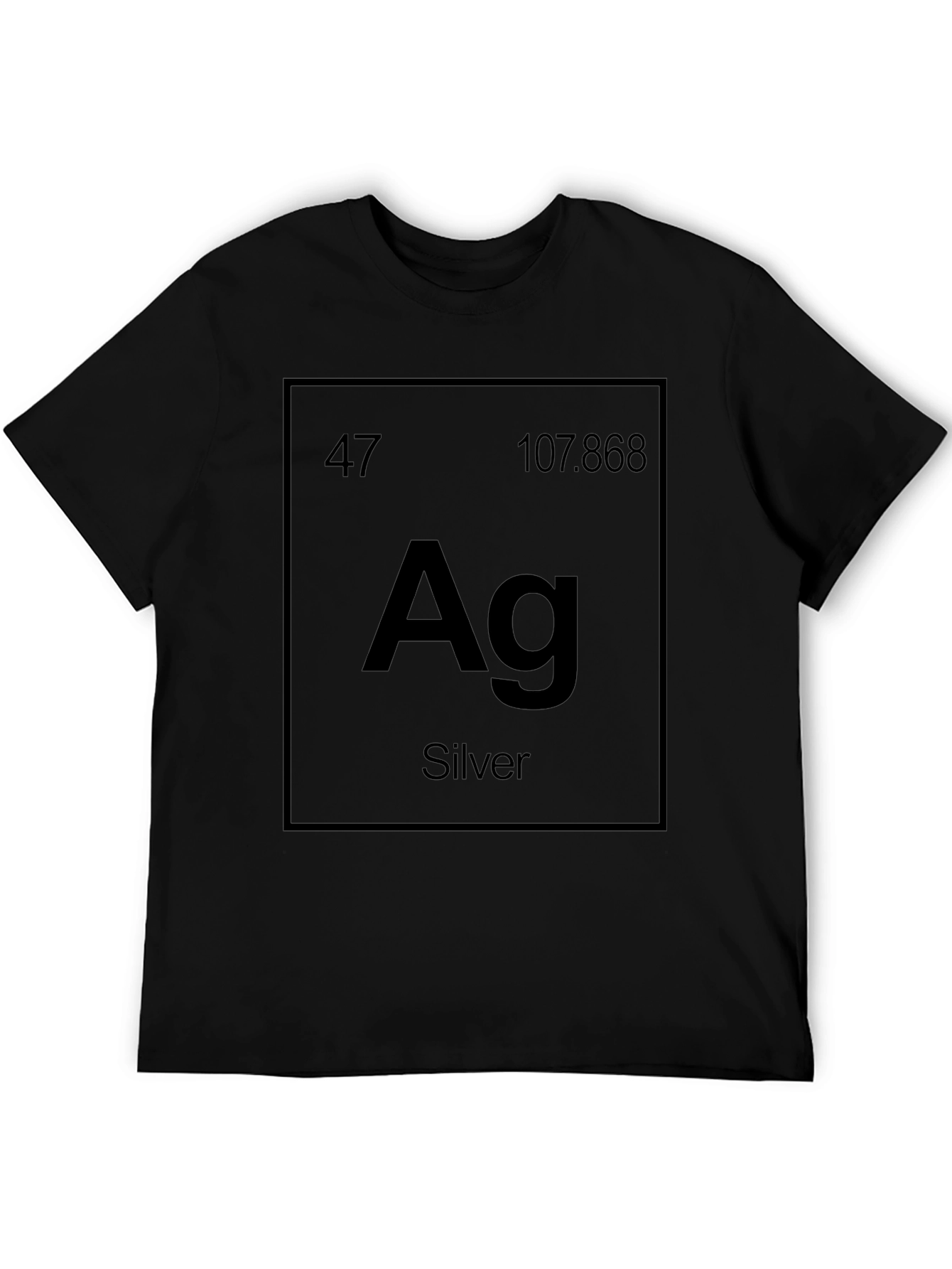 Silver Element Periodic Table T-Shirt - 5