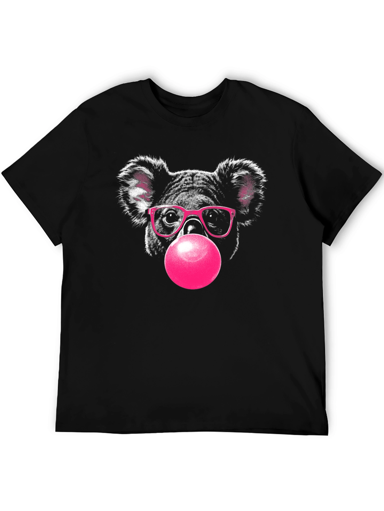 Black Koala Bubble Gum Graphic Tee view 5