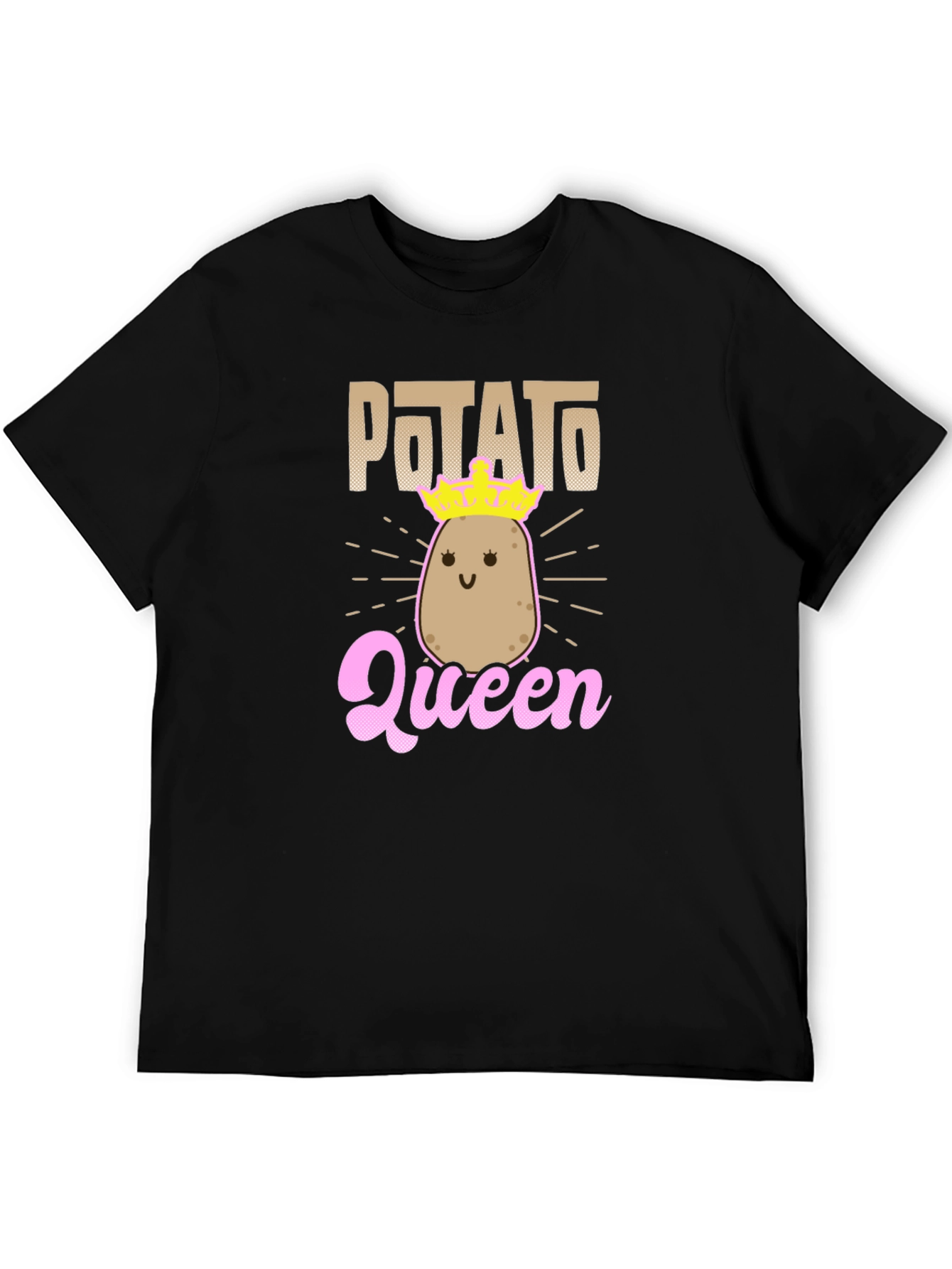 Black Potato Queen T-Shirt view 5