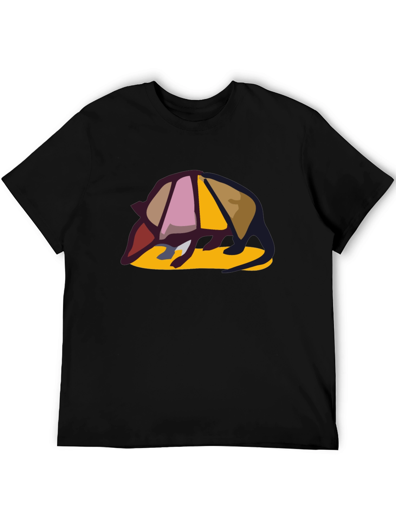 Black Armadillo Graphic Tee - Unique Design, Casual Style view 5