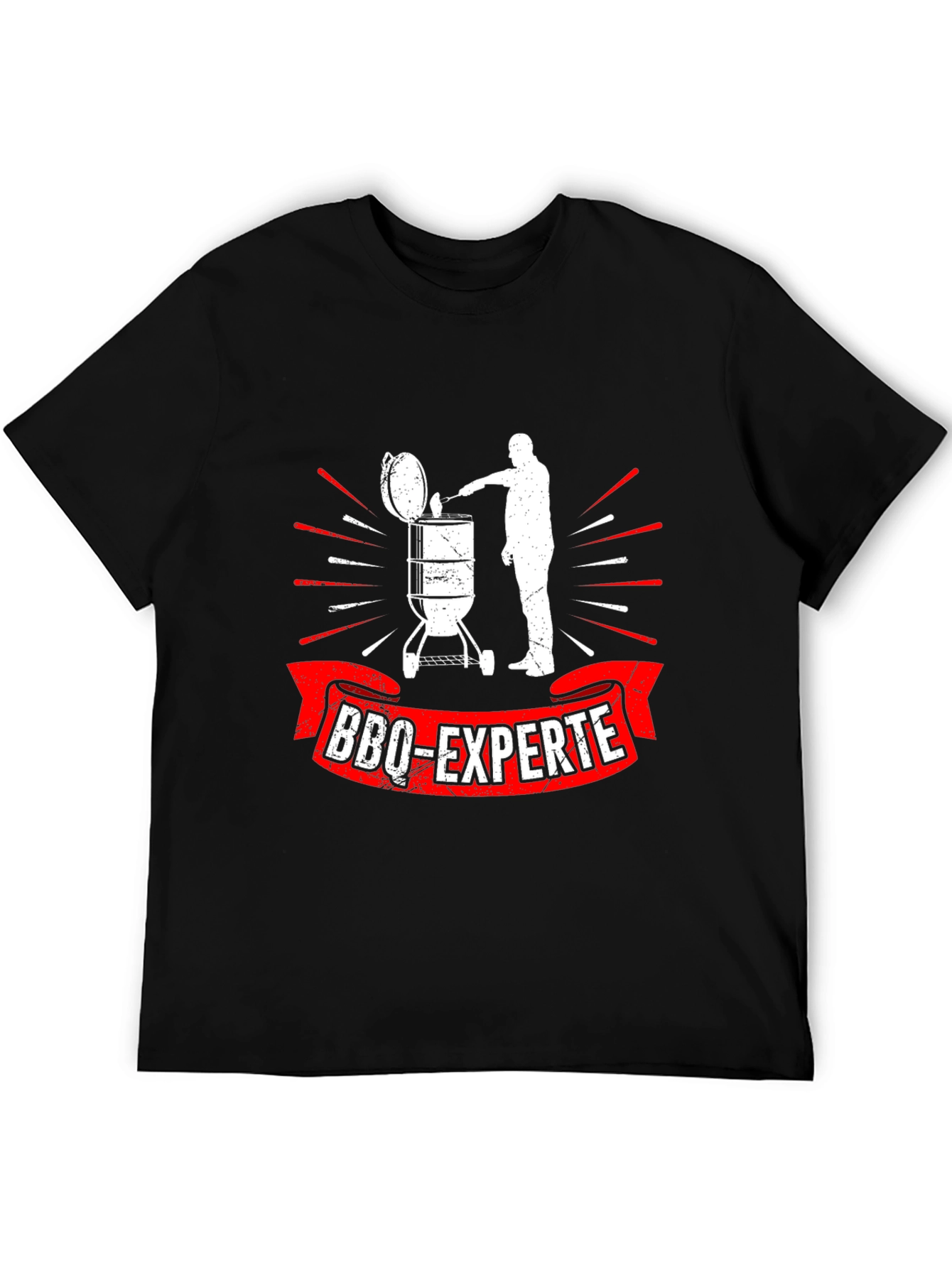 Black BBQ-Experte Graphic T-Shirt view 5
