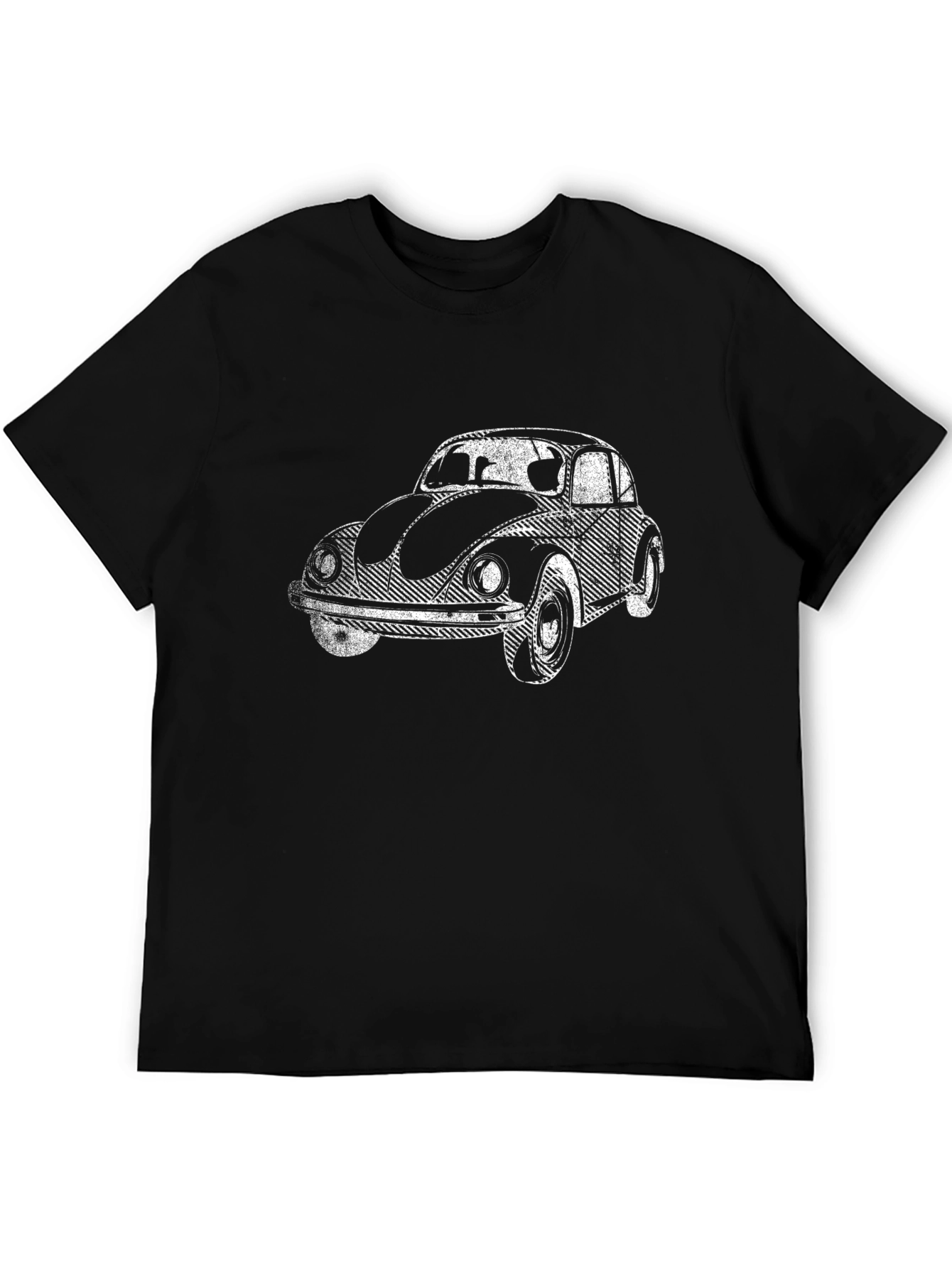 Black Classic Car Graphic Tee - Black view 5