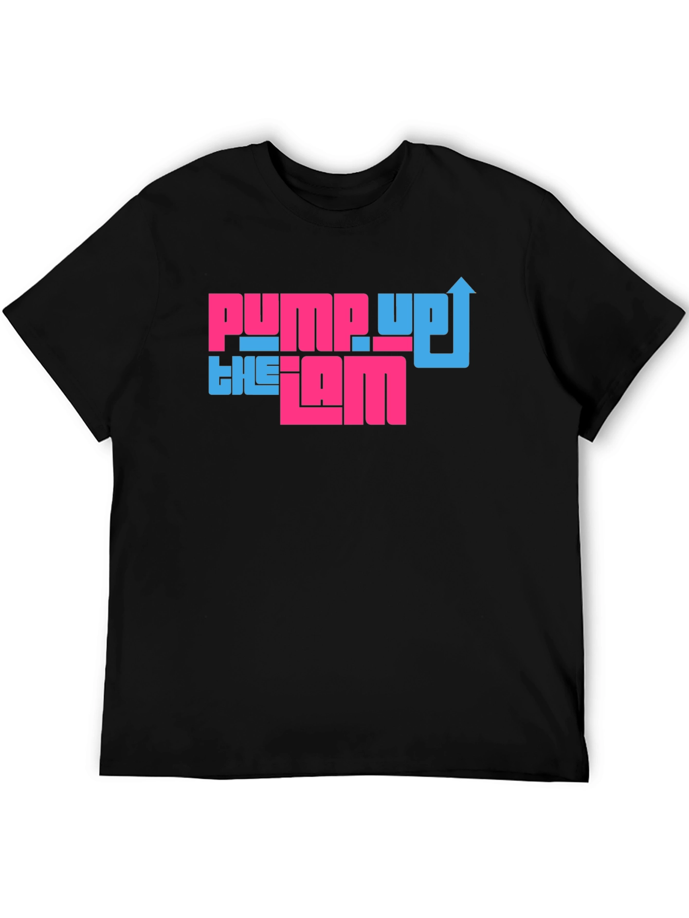 Black Pump Up the Jam Graphic Tee - Cool Retro Design view 5