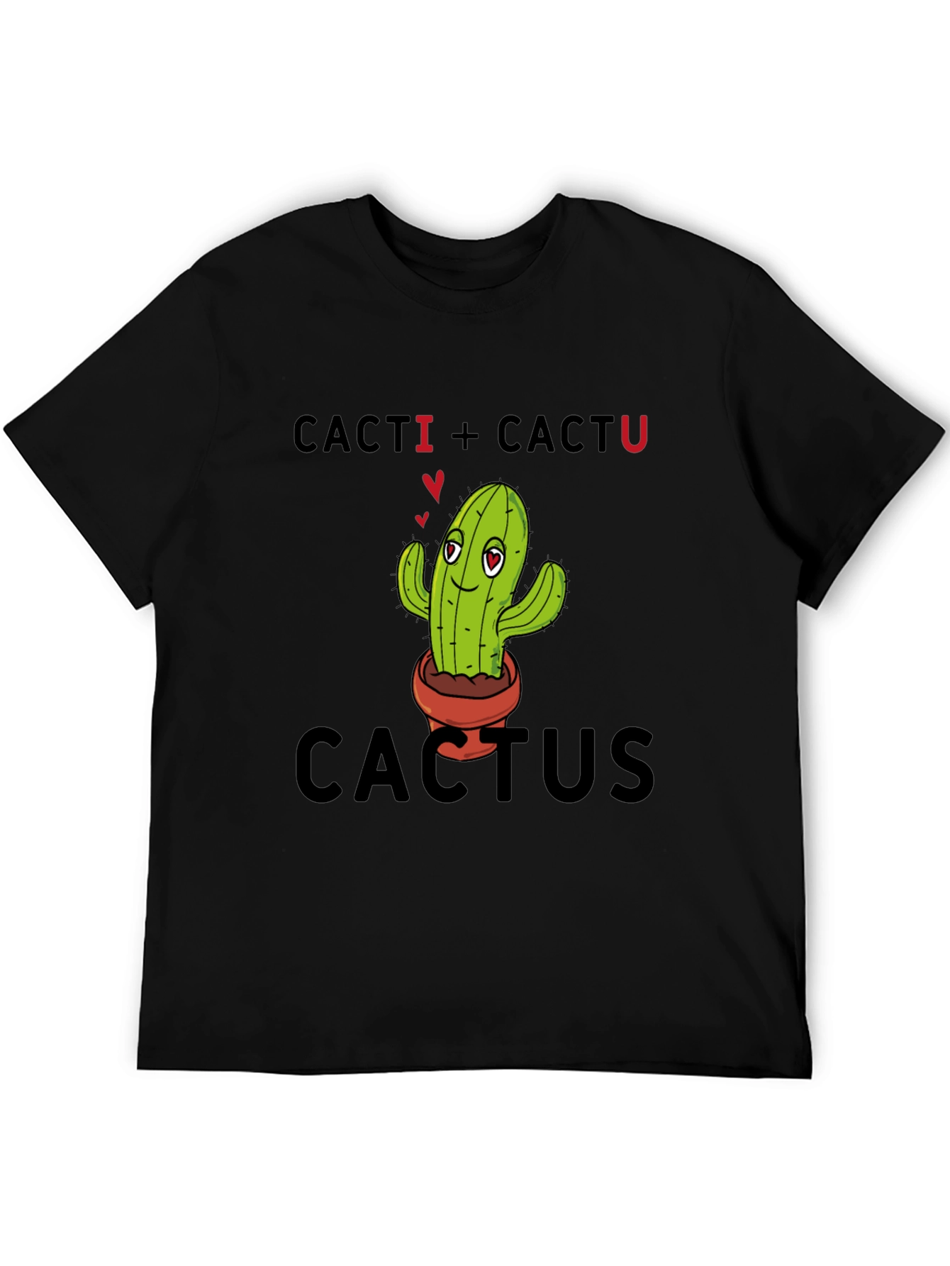 Black Cacti + Cactu Cactus T-Shirt view 5