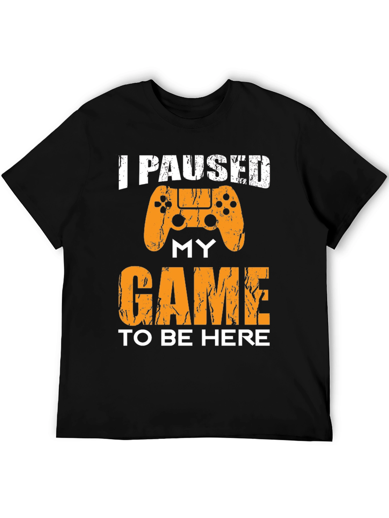 Black I Paused My Game To Be Here Graphic Tee view 5