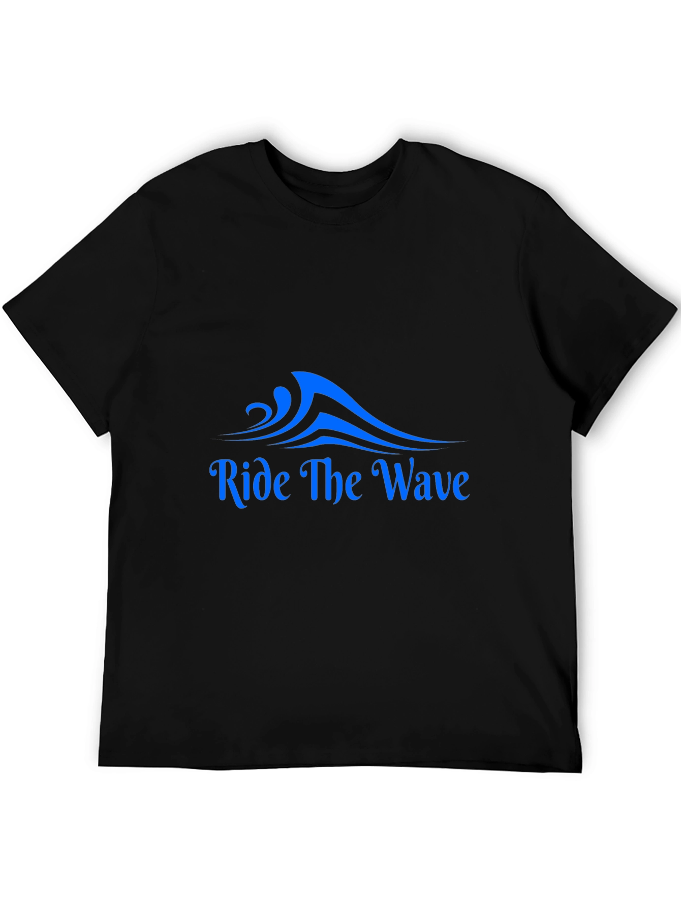 Black Ride the Wave Black T-Shirt view 5