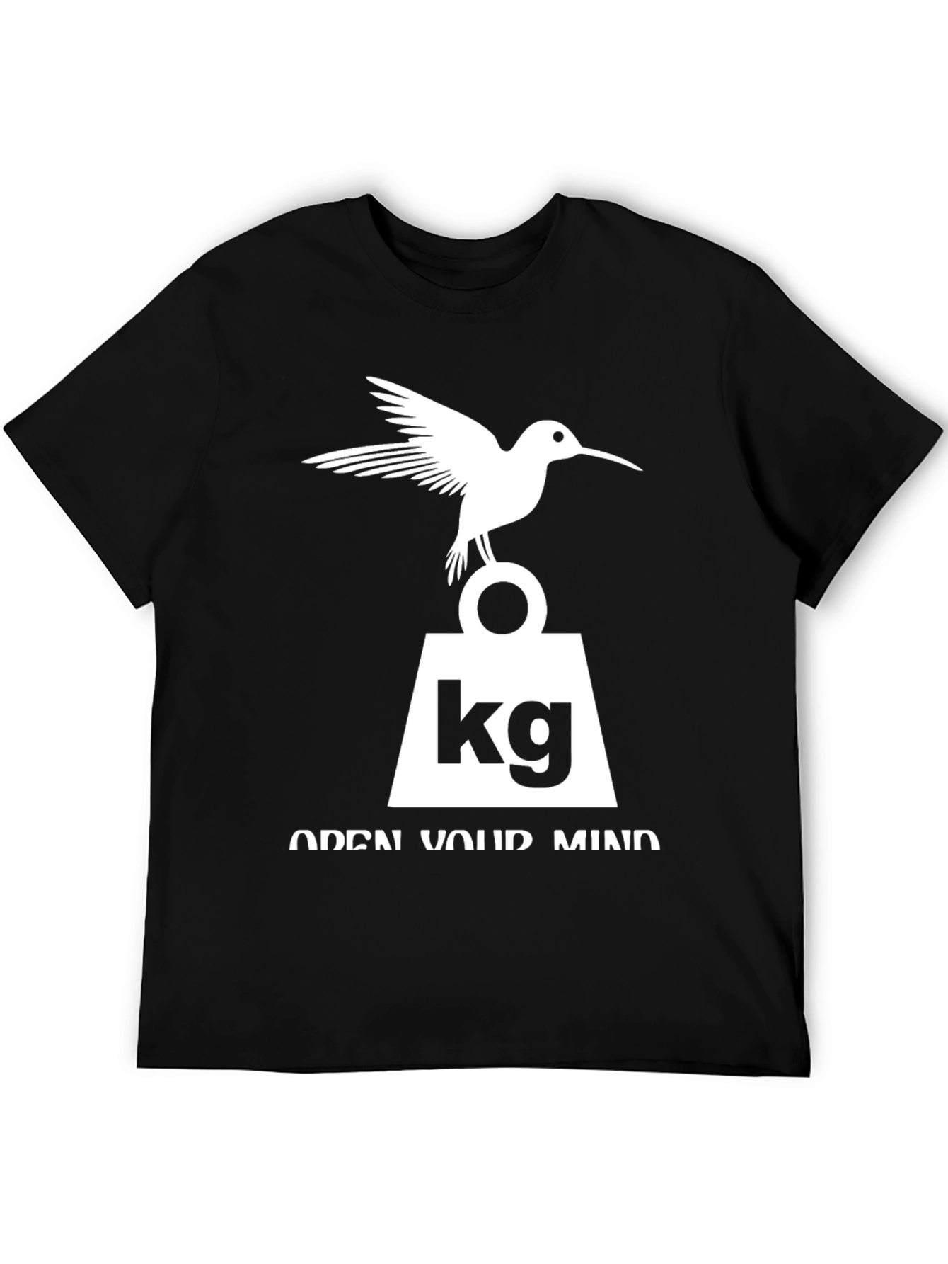 Black Hummingbird KG Weight Open Mind Graphic T-Shirt view 5