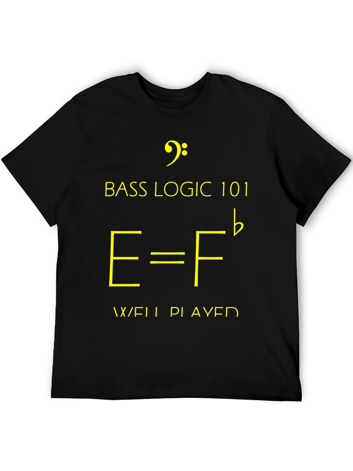 Black Bass Logic 101 Music T-Shirt view 5