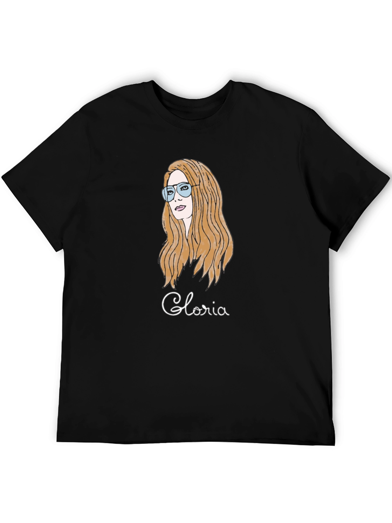 Black Gloria T-Shirt - Graphic Tee view 5