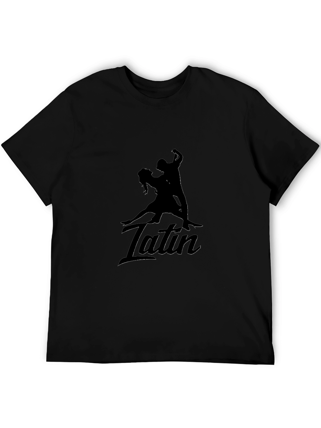 Black Latin Dance Silhouette Graphic Tee view 5