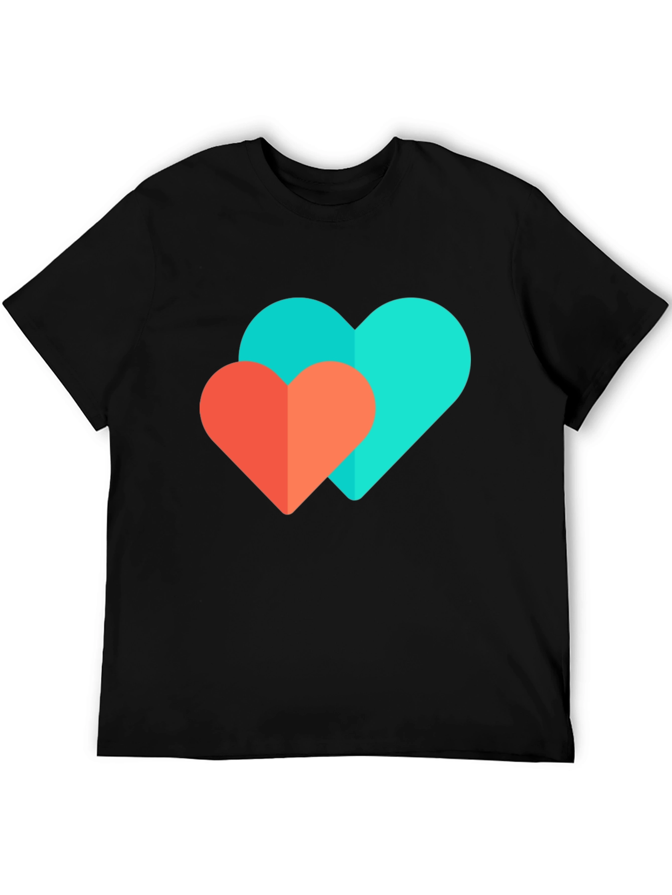 Black Heart Graphic Black T-Shirt view 5