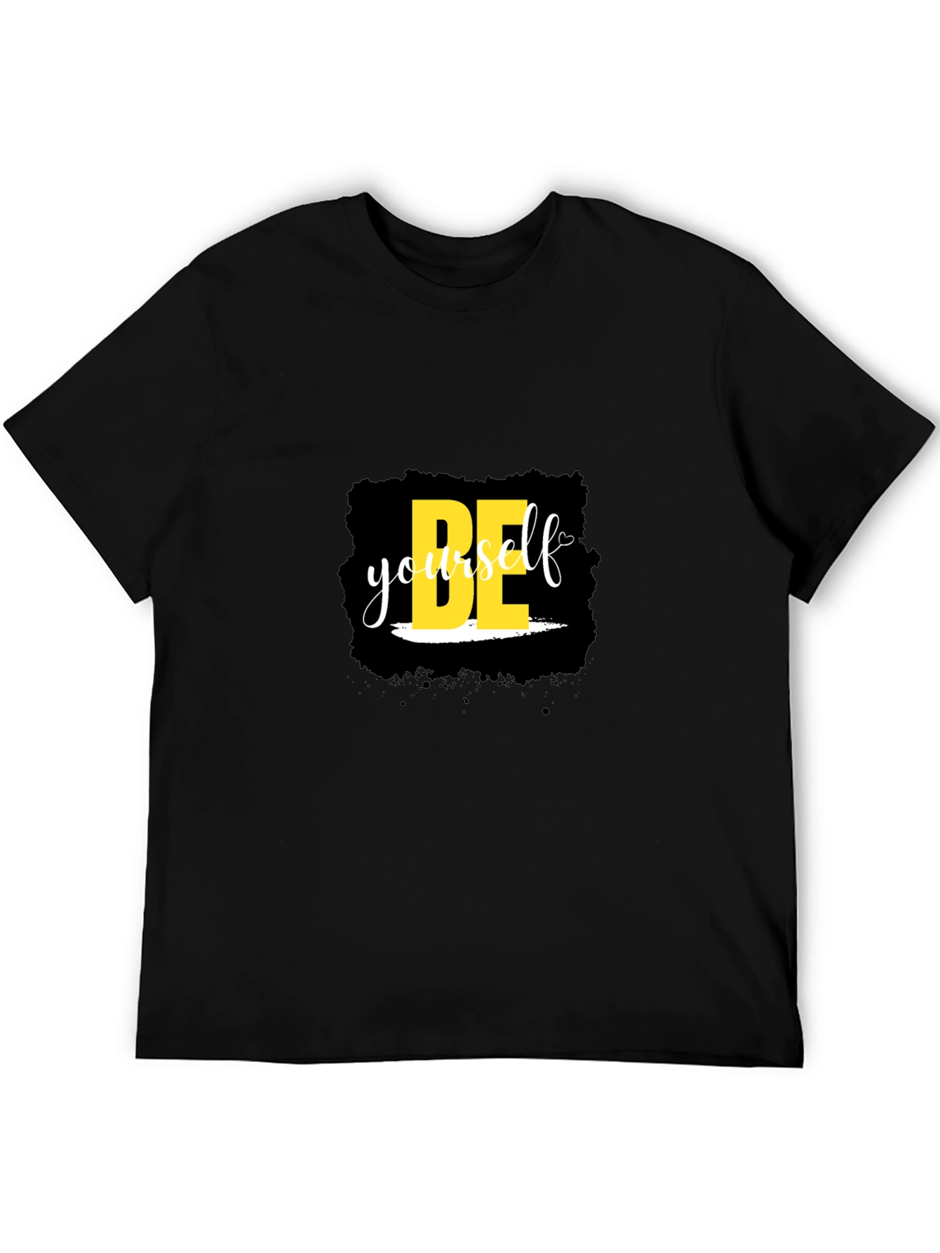 Black Be Yourself Black Tee view 5