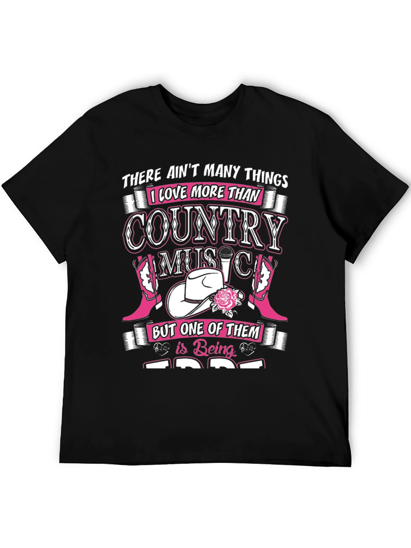 Black Country Music Lover T-Shirt view 5