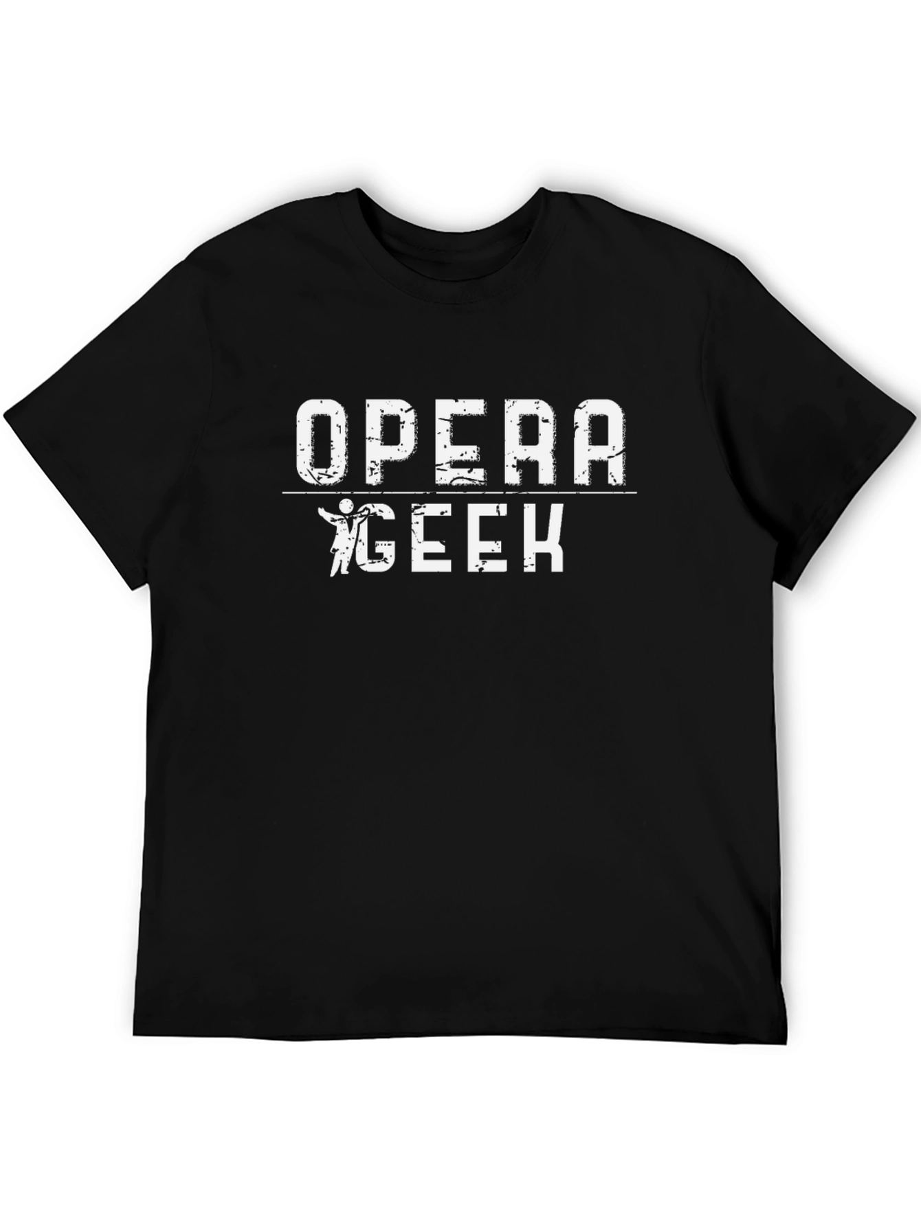 Black Opera Geek Graphic T-Shirt - Black view 5