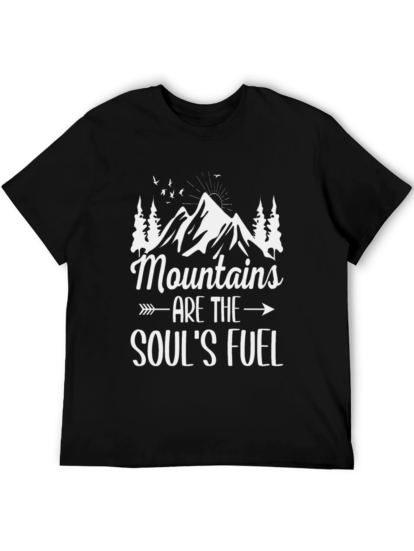 Black Mountains are the Soul's Fuel Graphic Tee view 5