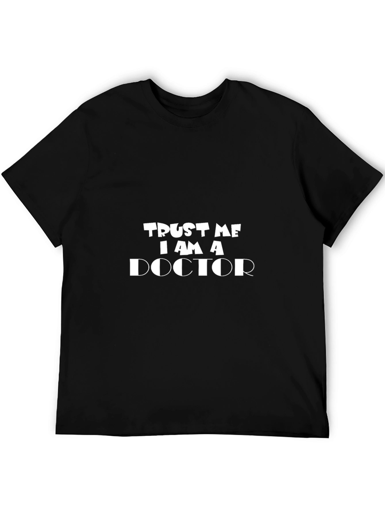 Black Trust Me I am A Doctor T-Shirt view 5