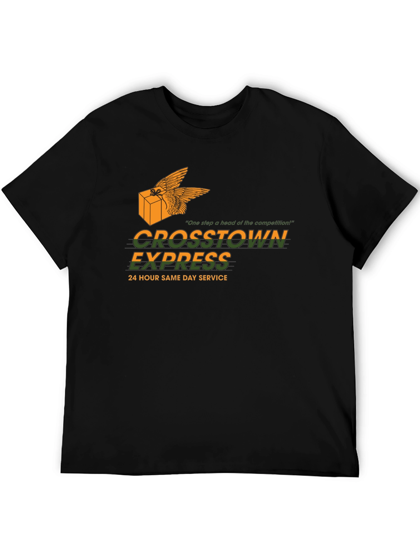 Black Crosstown Express Black Graphic Tee view 5