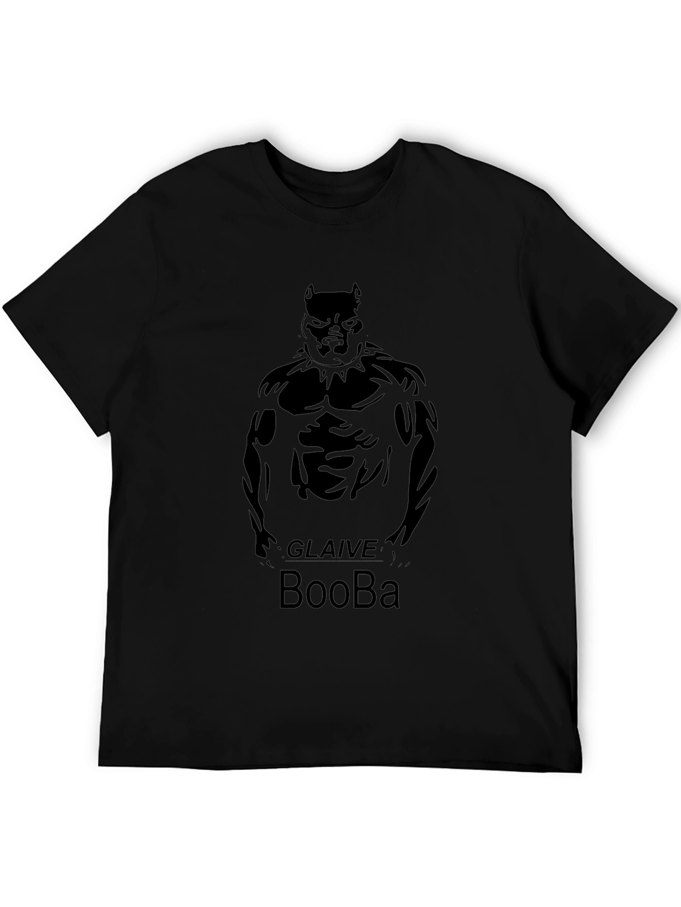 Black Glaive Booba Black Graphic Tee view 5