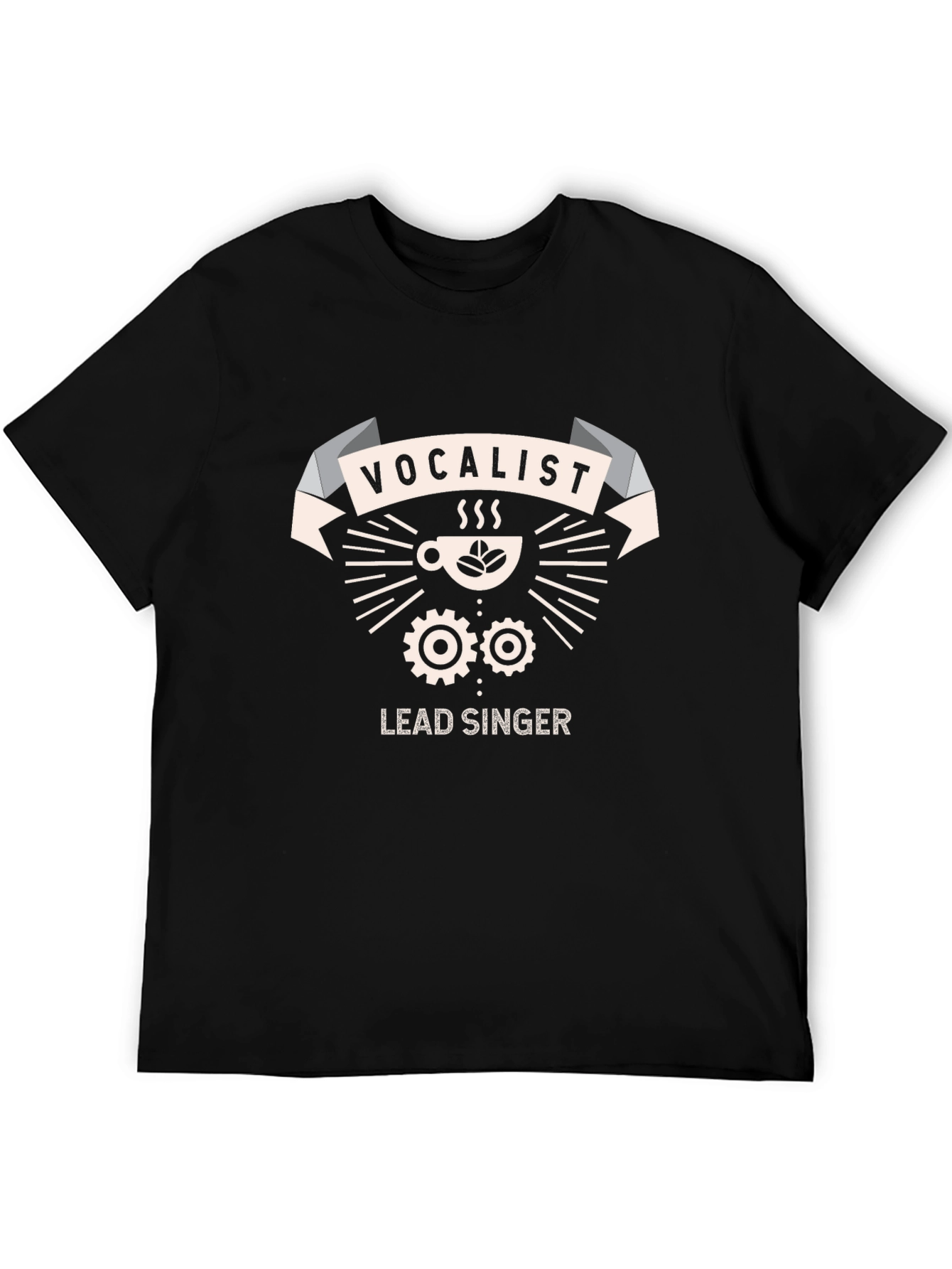 Black Vocalist Lead Singer T-Shirt view 5