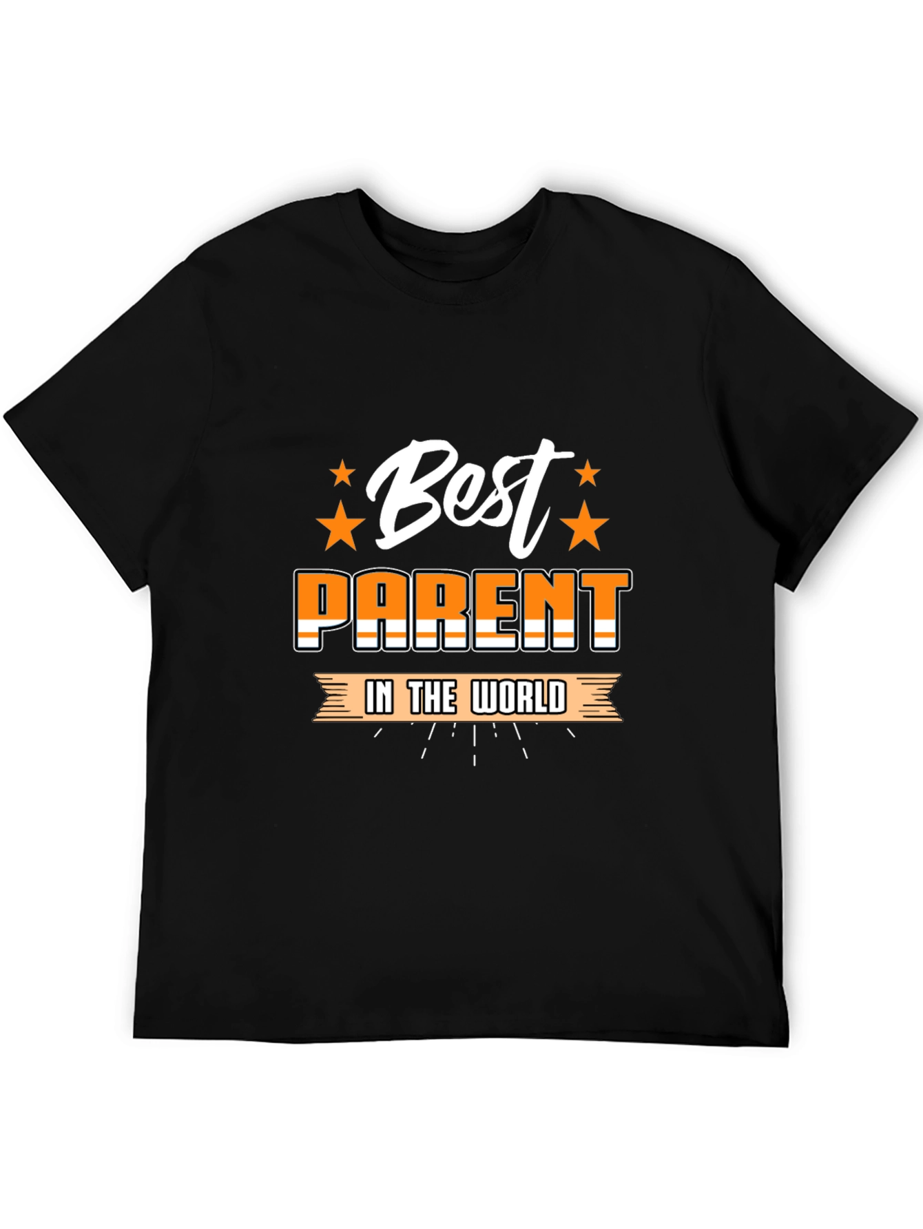 Black Best Parent In The World T-Shirt view 5