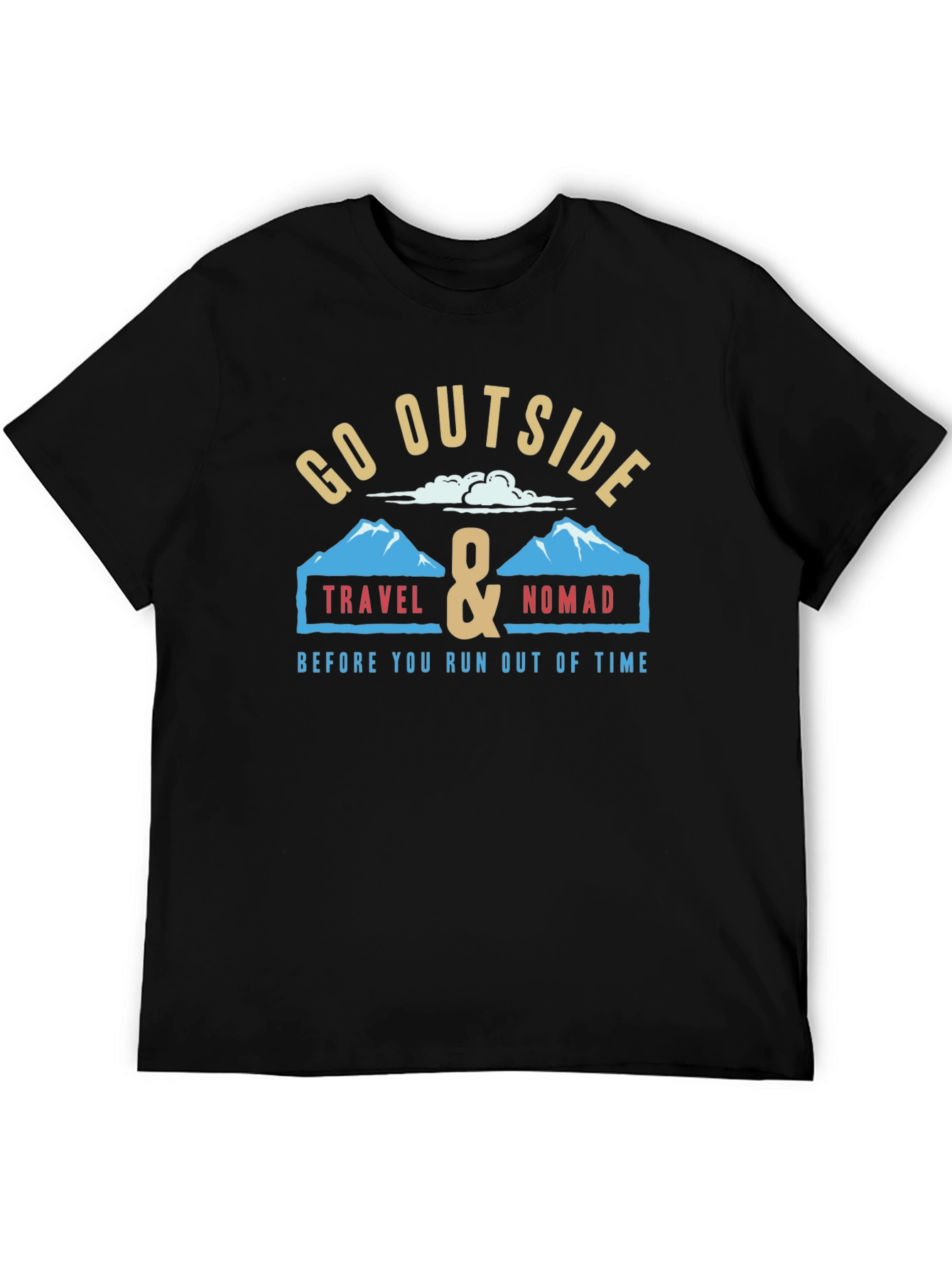 Go Outside Travel Nomad Graphic T-Shirt - 5