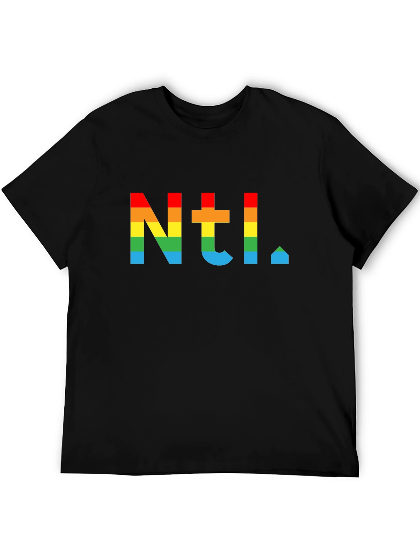 Black Rainbow NTL T-Shirt - Pride Apparel view 5