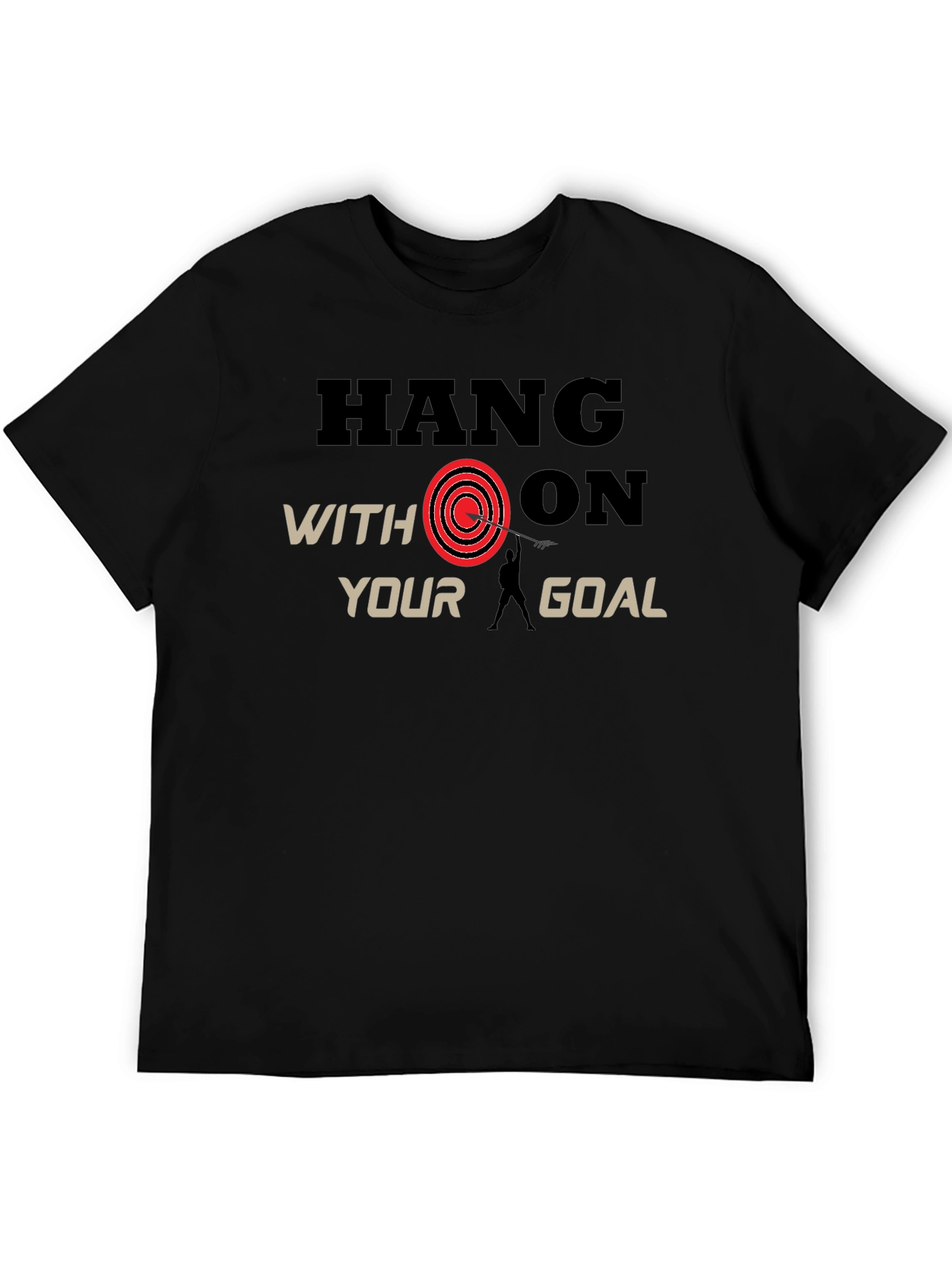 Black Hang On Goal Black T-Shirt view 5
