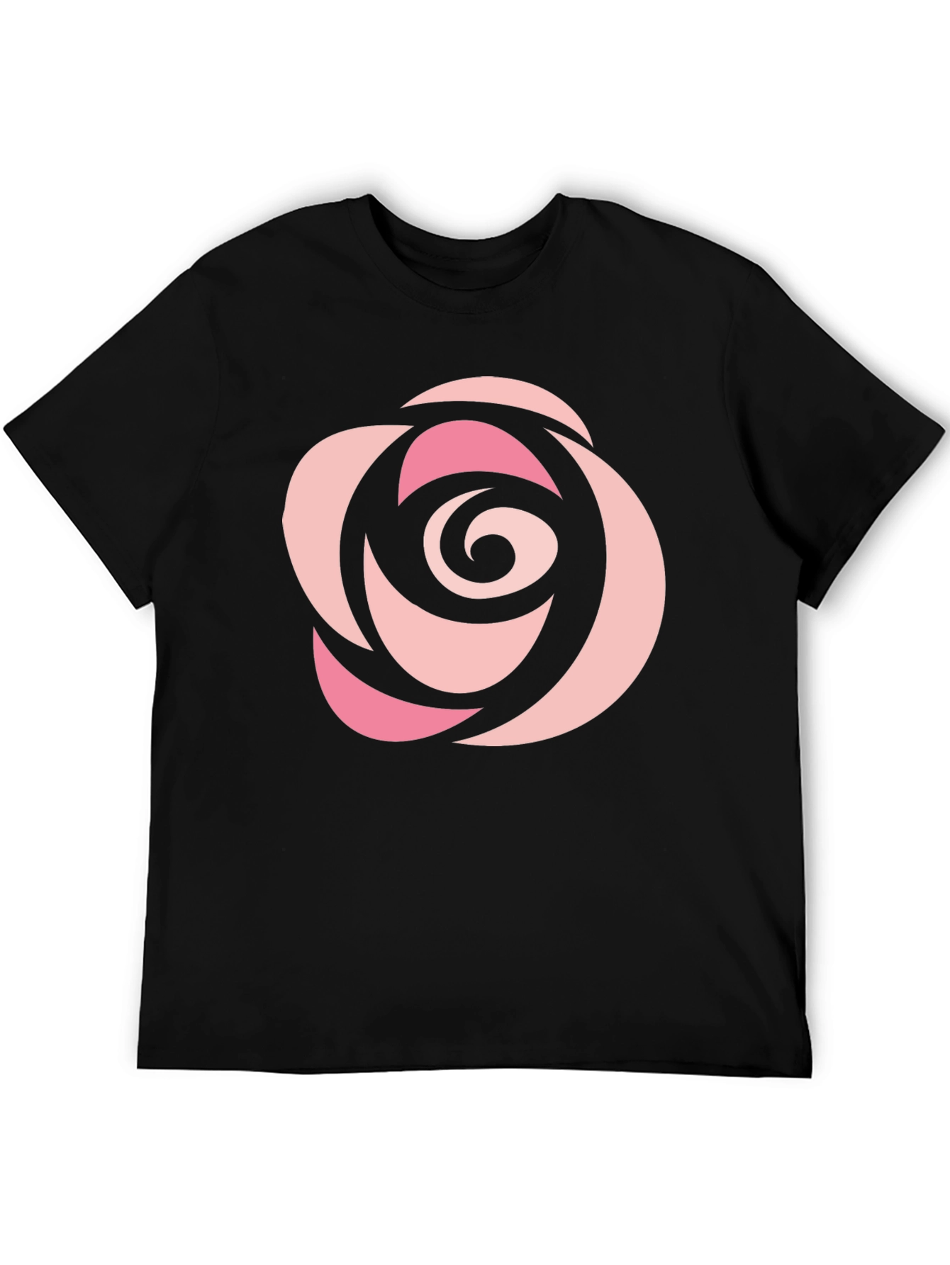 Black Rose Graphic Black T-Shirt - Casual Style view 5