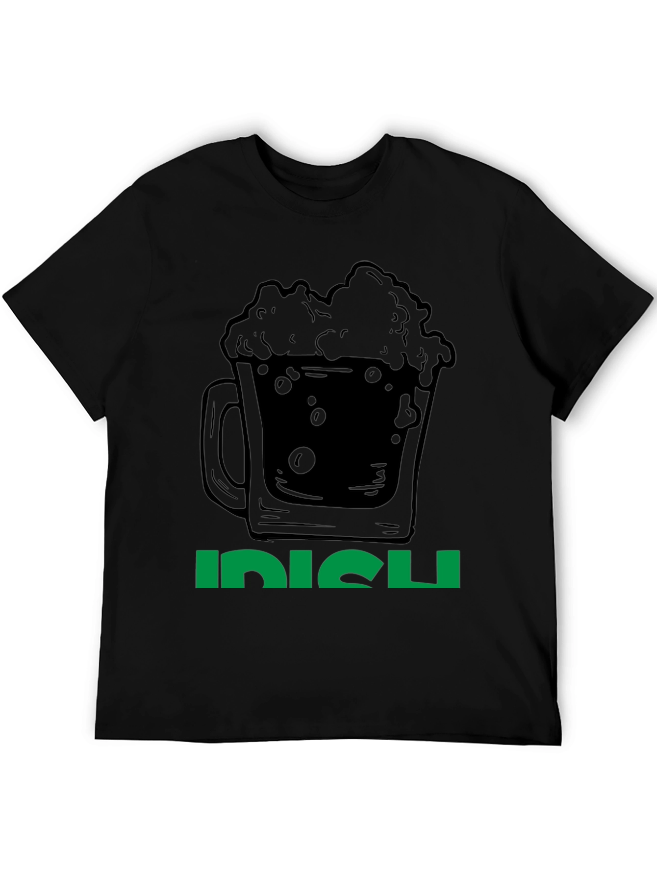 Black Irish Beer Mug Graphic Tee - St. Patrick's Day T-Shirt view 5