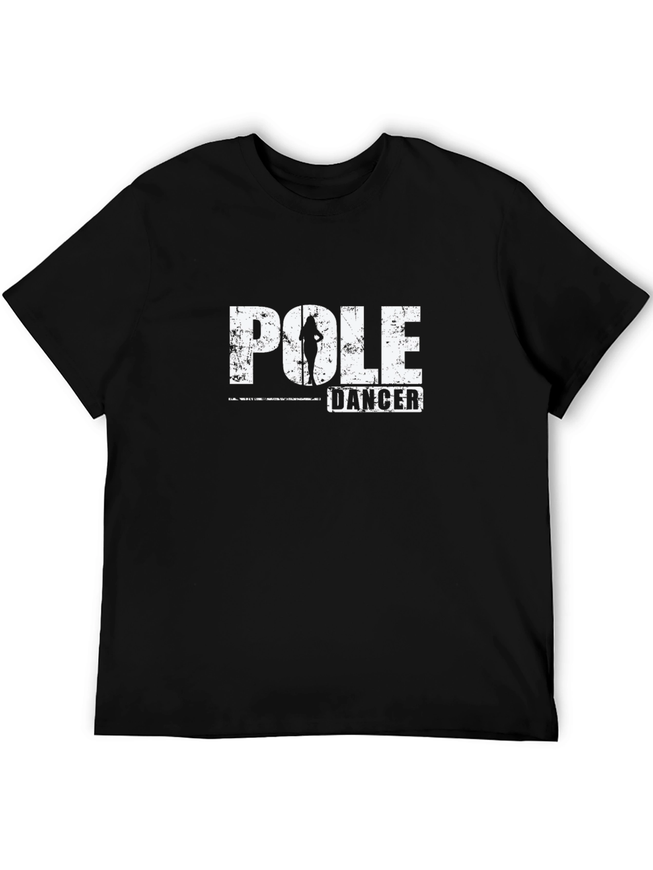 Black Pole Dancer Graphic T-Shirt view 5
