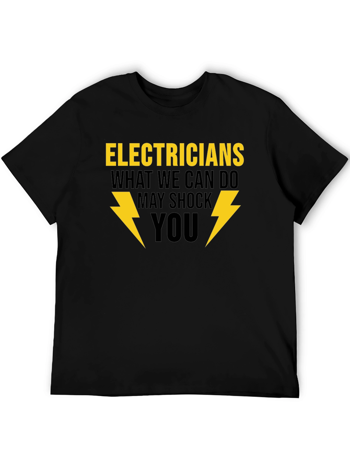 Black Electricians May Shock You T-Shirt view 5