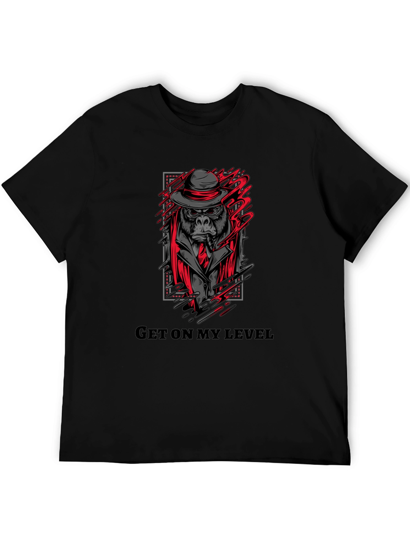Black Get on My Level Graphic Tee view 5