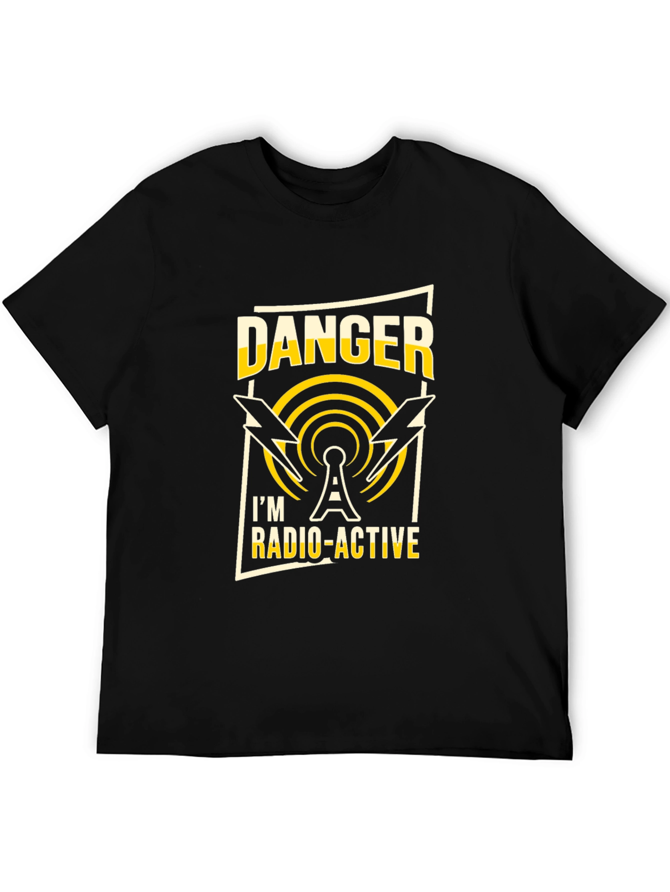 Black Danger I'm Radio-Active T-Shirt view 5