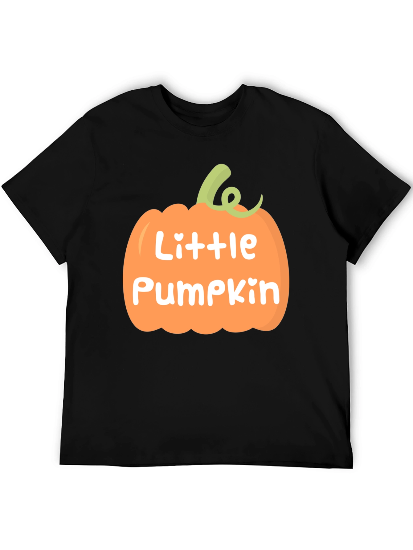 Black Little Pumpkin Black T-Shirt view 5