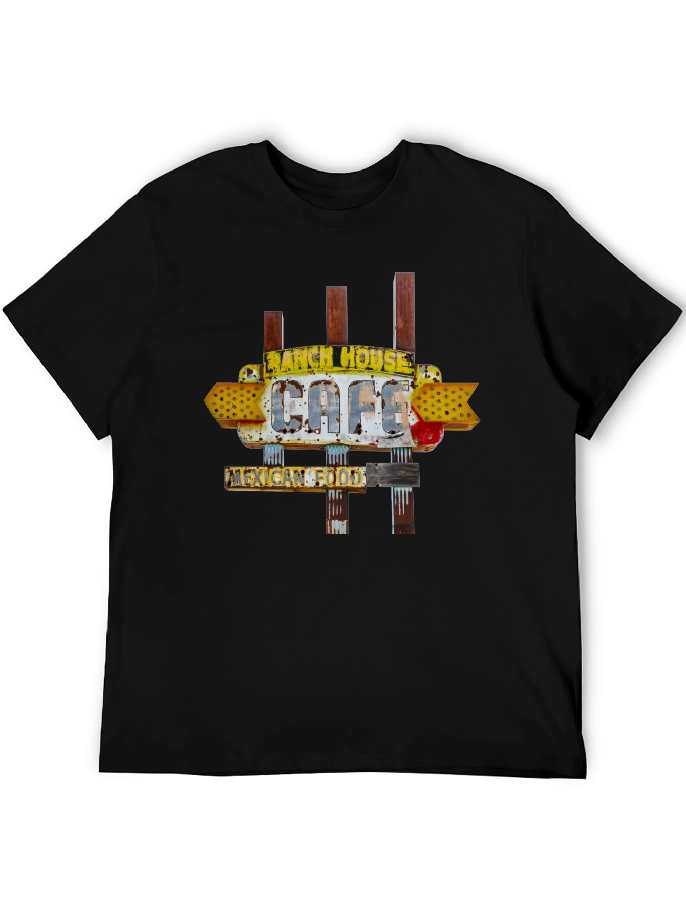 Vintage Ranch House Cafe T-Shirt - Mexican Food - 5